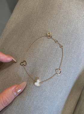 新中式仿贝母葫芦手链女百搭手串