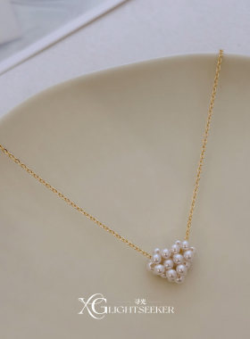 白色仿珍珠项链女2026新款颈链