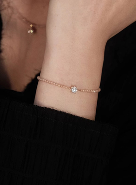 仿莫桑石手链2025年春夏高级感