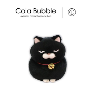 日本代购 amuse正版 黑豆胡子猫咪馒头猫小号公仔玩偶挂件毛绒玩具