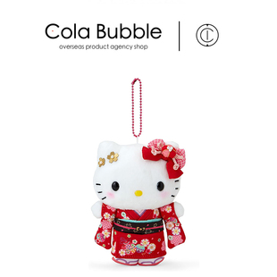 花火祭和服凯蒂猫kt猫公仔玩偶毛绒包挂件挂饰 日本hellokitty正版
