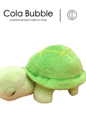 日本Little Beans正版仿真动物绿色小乌龟公仔玩偶娃娃毛绒玩具