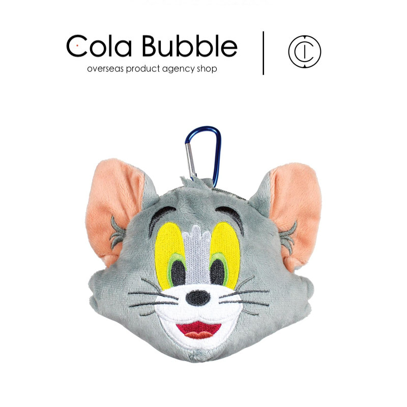 日本jerry tom正版猫和老鼠汤姆猫脸型零钱包卡包挂件毛绒玩具,模玩/动漫/周边/娃圈三坑/桌游,动漫挂件/文具,淘宝优惠券,粉丝福利购,淘宝优惠卷