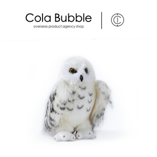 美国Douglas仿真动物鸟类正版雪鸮公仔玩偶娃娃毛绒玩具生日礼物