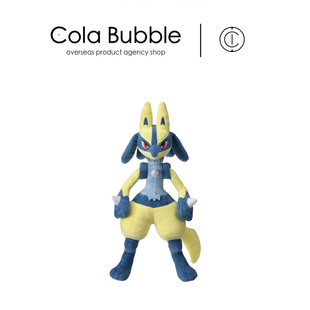 日本宝可梦神奇宝贝正版takaratomy黄色路卡利欧公仔玩偶毛绒玩具