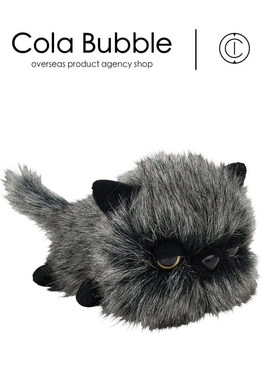 日本sekiguchi正版仿真动物趴姿黑色小猫公仔猫咪玩偶毛绒玩具