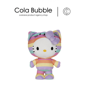彩虹hellokitty凯蒂猫哈喽kt猫公仔玩偶娃娃毛绒玩具 美国gund正版