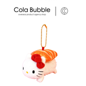 日本hellokitty正版 三文鱼寿司凯蒂猫kt猫公仔玩偶毛绒包包挂件