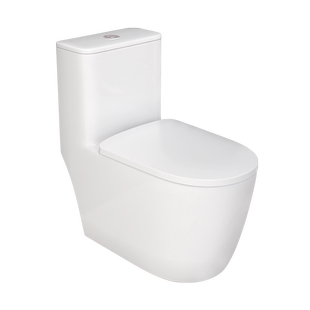 统购超漩式大管道马桶坐便器连体式易洁釉面PP盖板高温烧制一体式