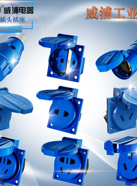 WEIPU威浦欧式插头插座 TYP131 16011602 1606 1608 1609B 1609C