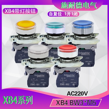 原装施耐德带灯按钮 XB4BW31 33 34 35B5 36M5 电压AC220V.DC24V