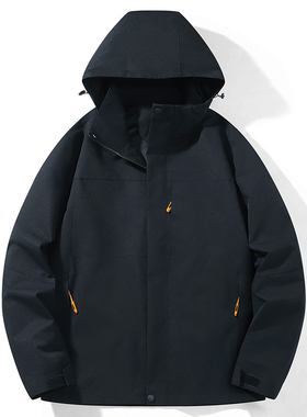 工作服男装春秋季外套定制冲锋衣男女情侣工装外套劳保服印字logo