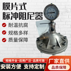 不锈钢法兰式隔膜式脉冲阻尼器