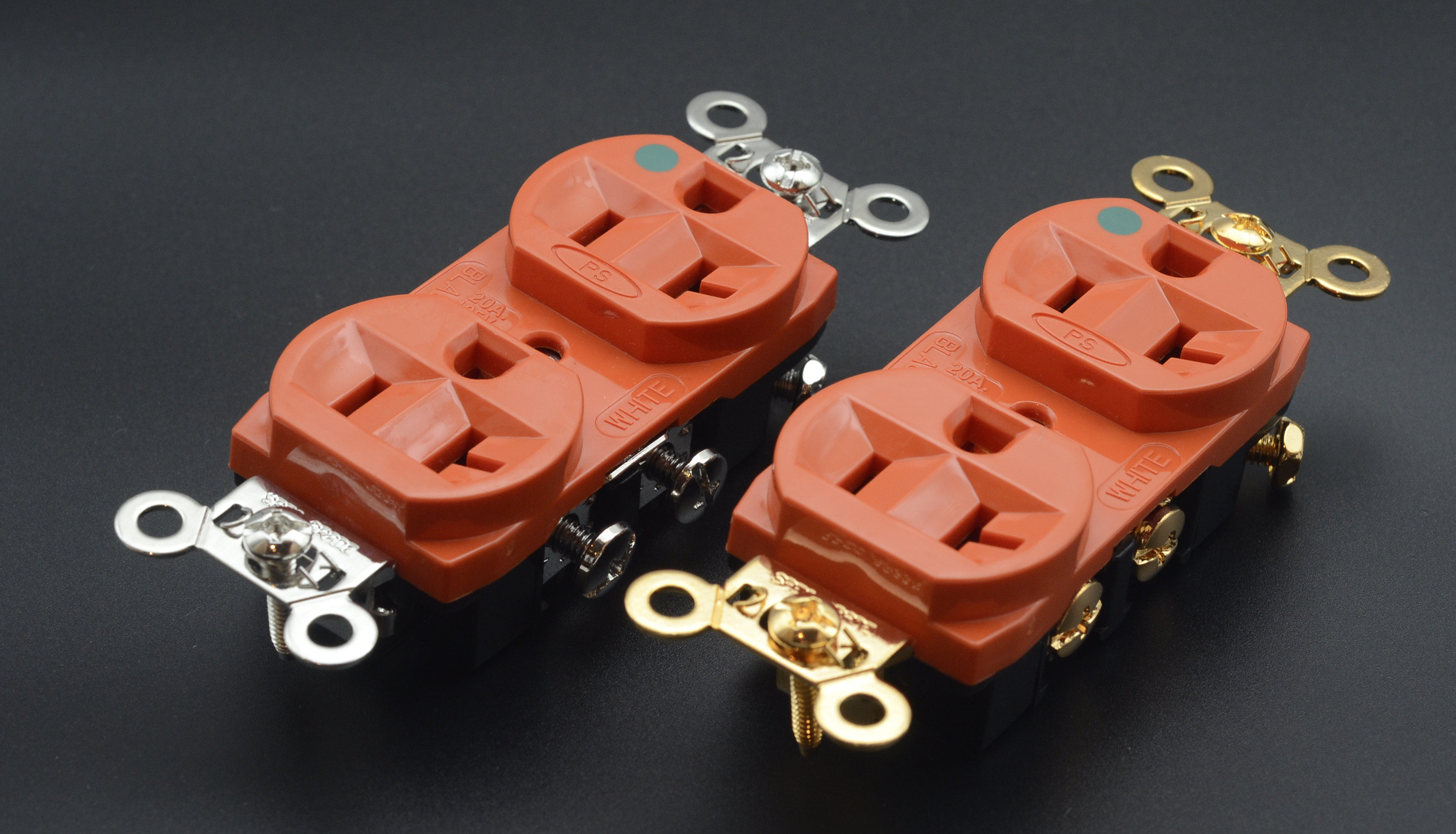 美国ps  au 镀金/镀铑发烧电源墙插 插座