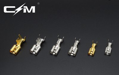 6.36镀铑接线插簧喇叭单元插簧