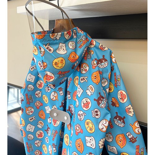 2025日系防水透气儿童雨衣防暴雨男女幼儿园防水雨披书包位