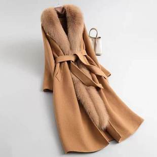 2025年秋冬时尚百搭气质高端呢子外套中长款韩版大衣女#5918