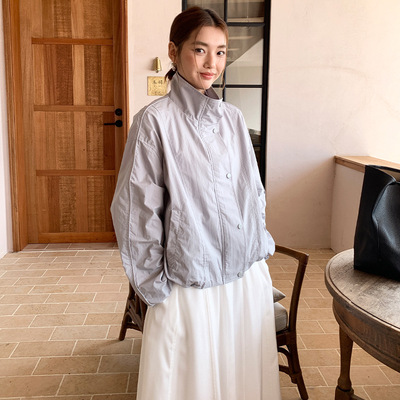 春季新款小个子上衣韩系休闲夹克