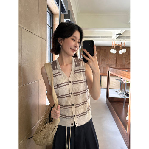 针织时尚上衣POLO衫女2026夏款