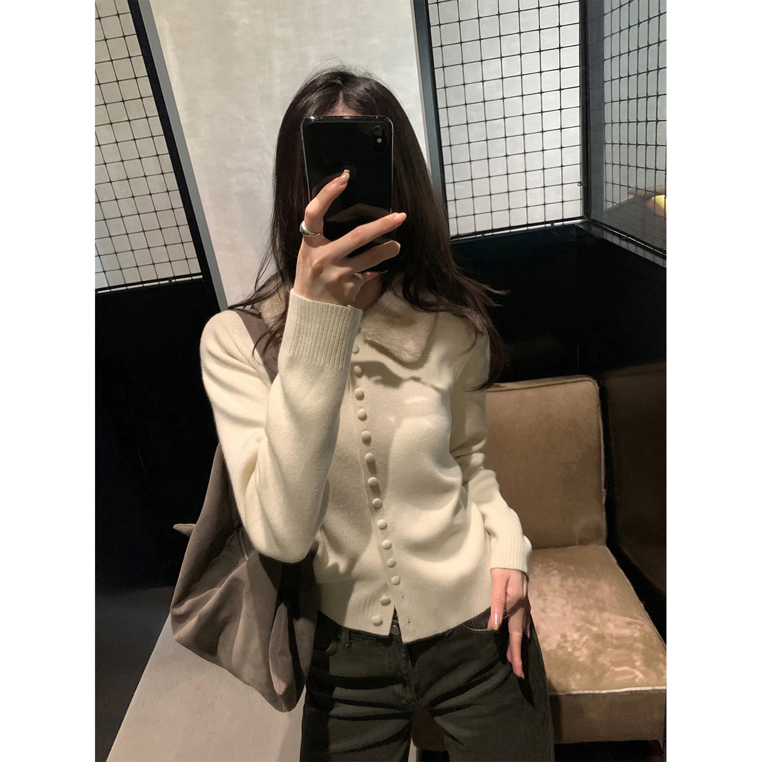 针织开衫外套女2026冬日软糯