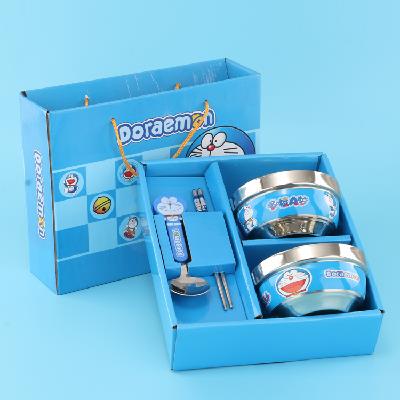 通碗四套勺碗不锈钢筷装学生卡凯蒂具猫叮当件套子餐猫儿童礼盒在类目 餐饮具, 餐具, 碗中 - 来自Buy2taobao.com提供专业的淘宝代购服务