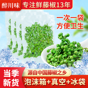 四川保鲜藤椒新鲜青花椒小包真空保鲜生麻椒眉山特产新花椒鲜花椒