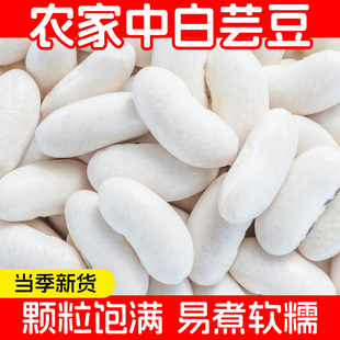 四川无硫白芸豆农家新货白腰豆雪豆炖猪脚煲汤新鲜豆类干货粗粮