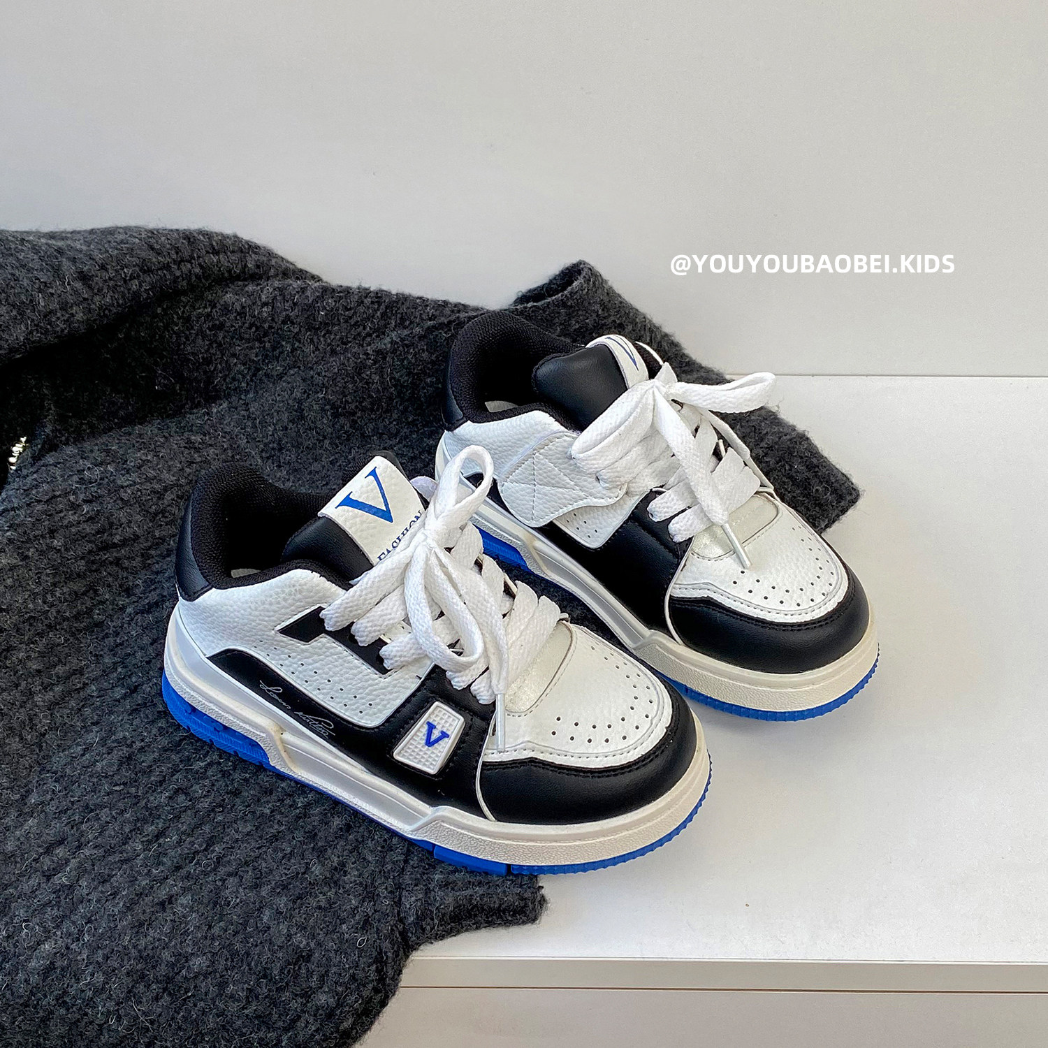 男童鞋子运动鞋2026春秋新款儿童板鞋女童软底休闲韩版透气小白鞋