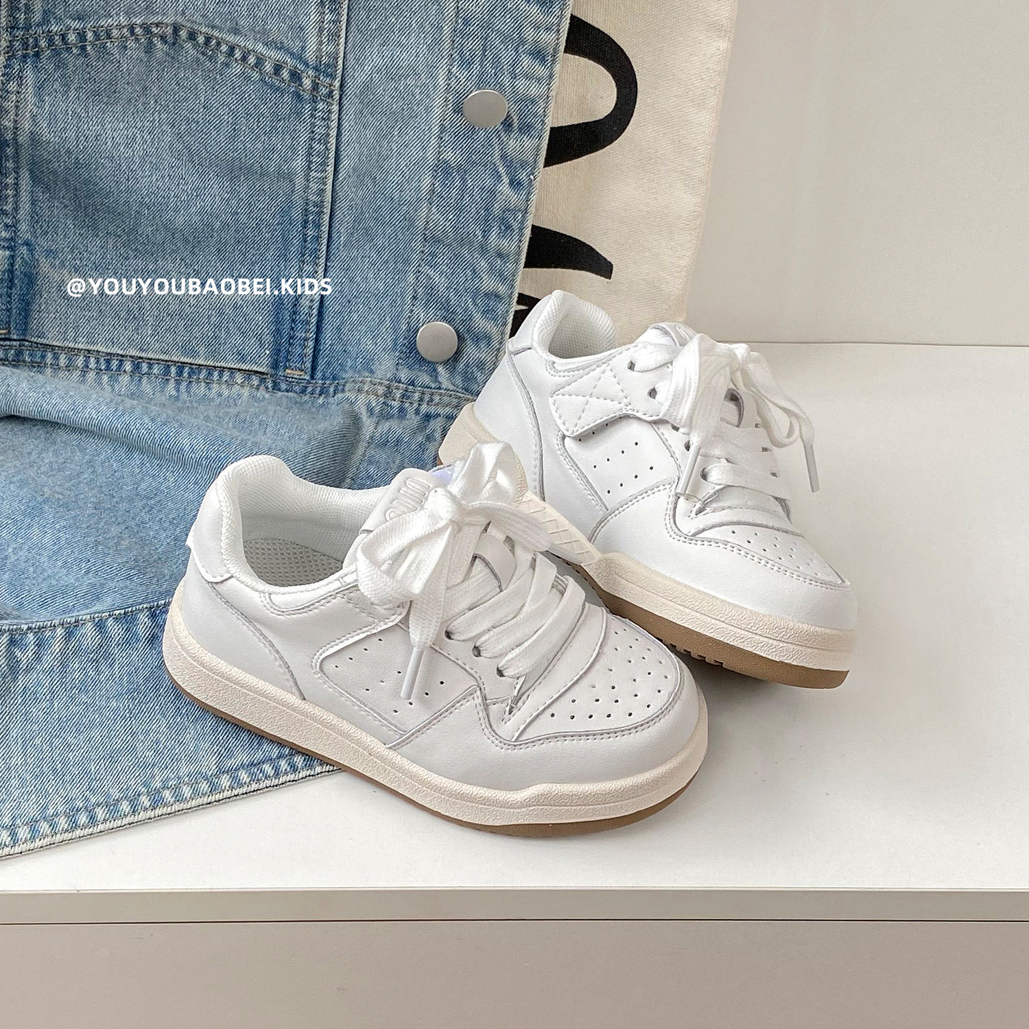 儿童时尚板鞋2026春季男女童魔术贴休闲鞋中大童运动鞋百搭小白鞋,童鞋/婴儿鞋/亲子鞋,运动鞋,淘宝优惠券,粉丝福利购,淘宝优惠卷