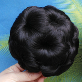 假发包大号九朵花发包 盘头花苞发饰抓夹式 发包假丸子头假发发包