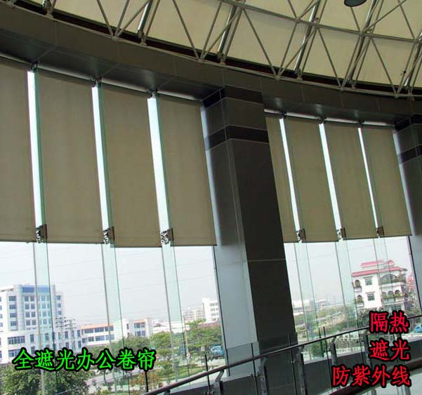 腾飞智能遮阳电动窗帘定制全遮光隔热卷帘防水防紫外线窗帘成品