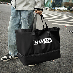 超大容量滑雪包手提行李收纳袋男款轻便短途出行旅行包运动健身包