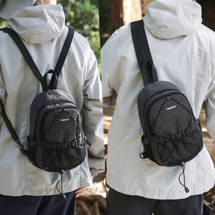 多功能两用胸包男款 潮牌小背包户外野餐包运动登山双肩包女斜挎包