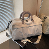 大容量旅行包女时尚 短途旅游收纳行李包男轻便手提斜挎运动健身包