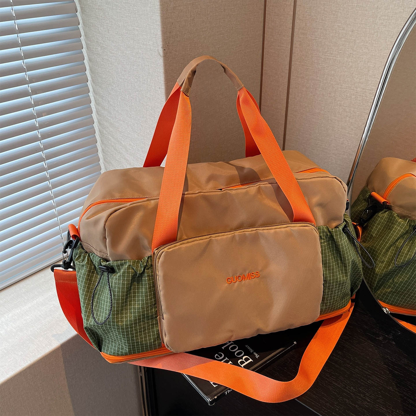 可扩容旅行包短途登机手提包