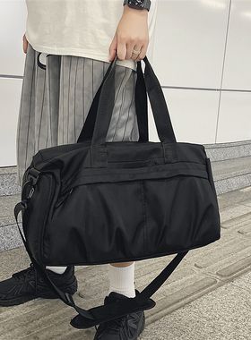 短途旅行包男士大容量轻便手提行李包运动健身包训练包出差收纳袋