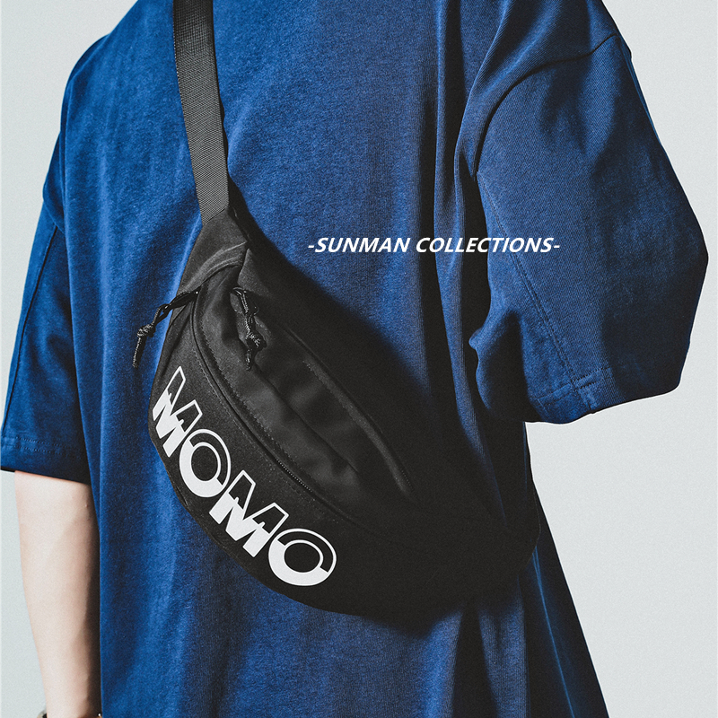 sunman潮包休闲小胸包潮牌小挎包