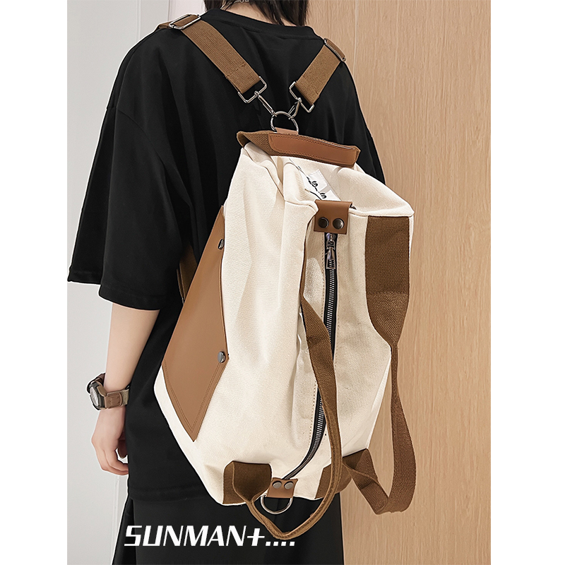 多用双肩包潮牌大学生背包旅行包