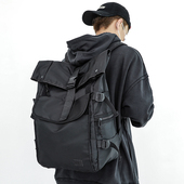 设计感小众双肩包潮牌大容量旅行背包男生书包男电脑包防水登山包