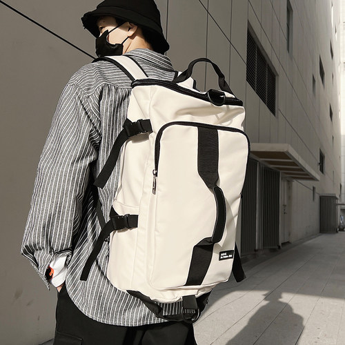 旅行双肩包男款登山包学生书包