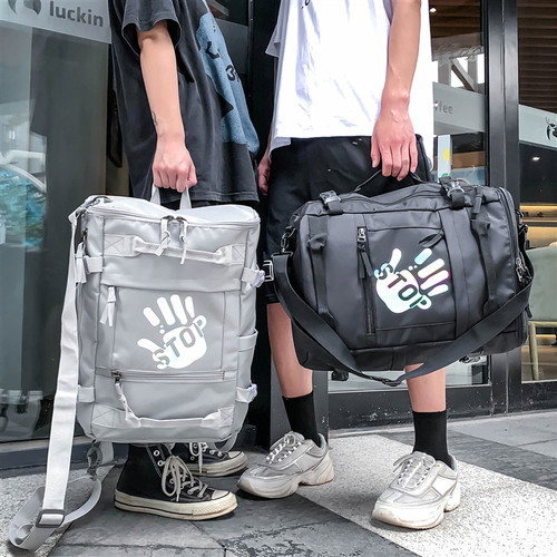 双肩包2026年新款男时尚潮流大容量高中学生书包休闲电脑旅行背包