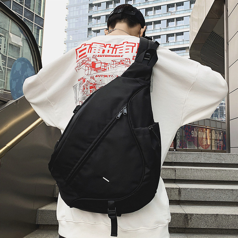 斜挎包机能风街头潮流大容量单肩包背包潮牌胸包男个性日系工装包,箱包皮具/热销女包/男包,男士包袋,淘宝优惠券,粉丝福利购,淘宝优惠卷