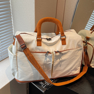 可扩容大容量旅行包女手提短途出差登机旅游运动健身包行李收纳包