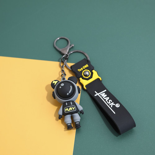 闪电熊挂件包包挂饰情侣钥匙链