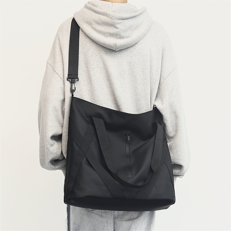 单肩包男ins潮手提包上课包