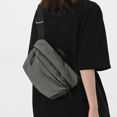 ins潮牌胸包男款 运动机能骑行腰包男士 休闲斜挎包潮流单肩小背包