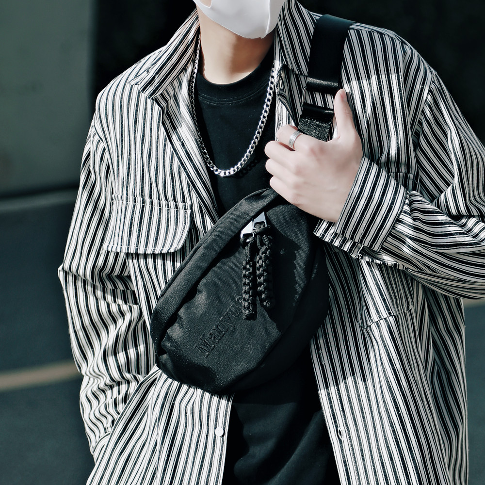 腰包小众设计斜挎包女潮2025夏天新款百搭胸包男士背包休闲单肩包,箱包皮具/热销女包/男包,胸包,淘宝优惠券,粉丝福利购,淘宝优惠卷