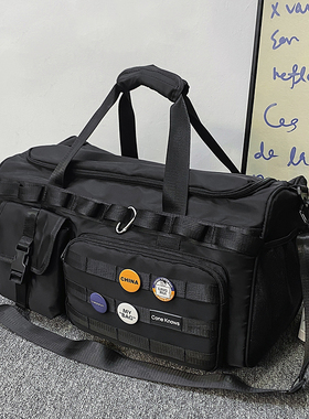 短途旅行包大容量男手提行李包男款户外收纳袋干湿分离运动健身包