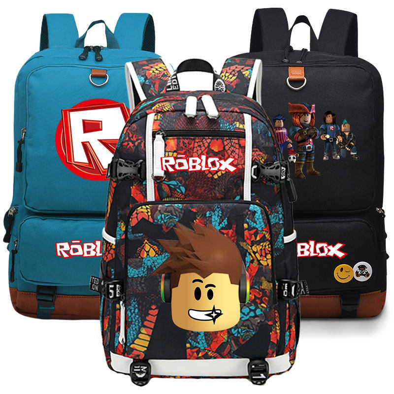 一件Roblox书包大容量男女学生双肩包游戏周边背包旅行包