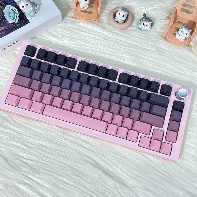 PBT侧刻透光热升华键帽